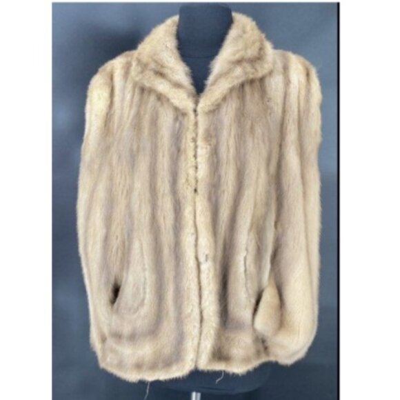 Jackets & Blazers - Vintage Miller Bros. Chattanooga Real Fur Coat – Mid-Century Elegance, Size M